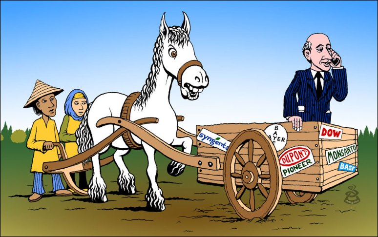Putting the Cartel before the horse - cartoon for the ETC group